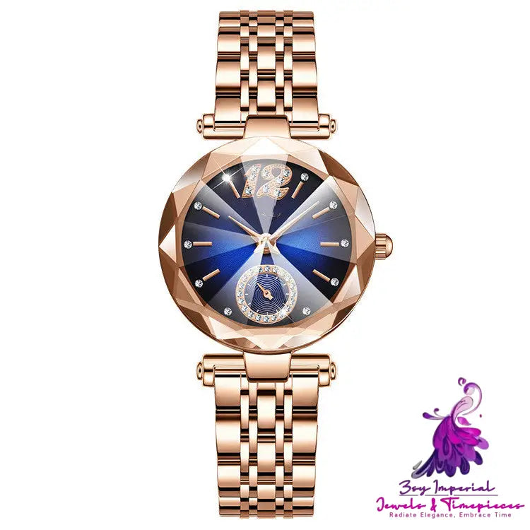 Multi-pronged Gradient Diamond Watch