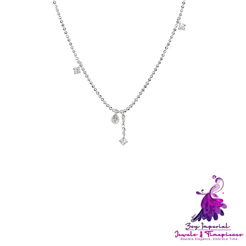 Round Bead Diamond Necklace