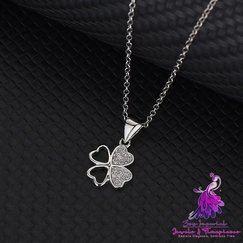 Diamond Clover Necklace