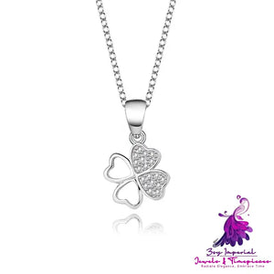 Diamond Clover Necklace