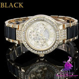 Diamond Steel Strap Fashion Quartz Watch