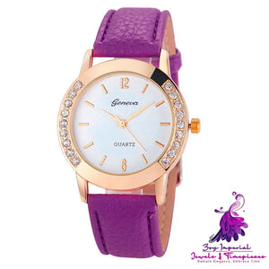 Bilateral Diamond Ladies Watch