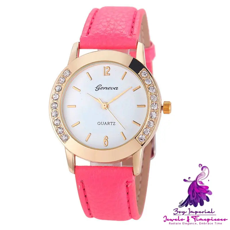 Bilateral Diamond Ladies Watch