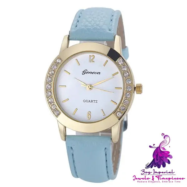 Bilateral Diamond Ladies Watch