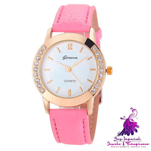 Bilateral Diamond Ladies Watch