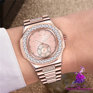 Fashion Alloy Diamond Men’s Watch