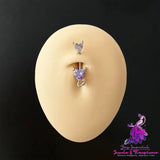 Light Purple Set Devil Heart Diamonds