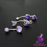 Light Purple Set Devil Heart Diamonds