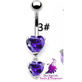 Light Purple Set Devil Heart Diamonds