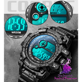 Luminous Digital Display Waterproof Unisex Watch