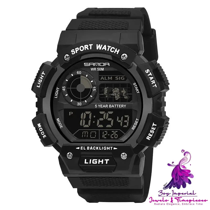 Multi-Function Digital Unisex Watch