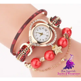 Pearl Bracelet Love Diamond Watch