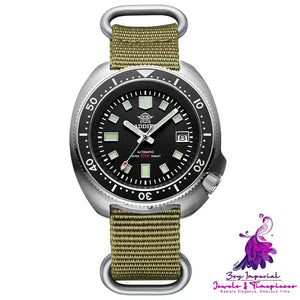 Luminous Sapphire Steel Diving Mechanical Watch