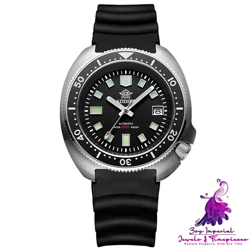 Luminous Sapphire Steel Diving Mechanical Watch