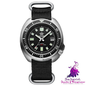 Luminous Sapphire Steel Diving Mechanical Watch