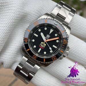 Diving Table Men’s Luminous Steel Watch