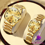 Luminous Double Calendar Watch