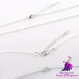 Heart Footwork Double Chain Necklace