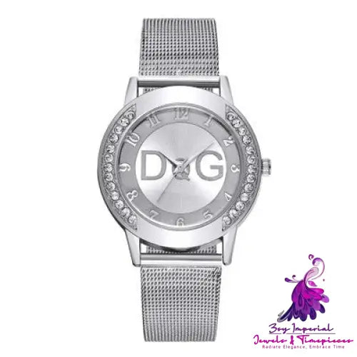 Outer Ring Double Diamond Women’s Quartz Watch