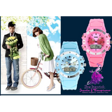 Double Display Electronic Multifunctional Student Watch for