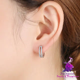 Summer Double Row Drill Earrings