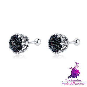 Screw Ear Stud Double Head Earrings