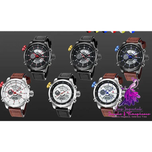 Trendy Waterproof Double Men’s Watch