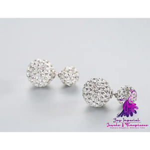 Double-sided Austrian Rhinestone Earrings