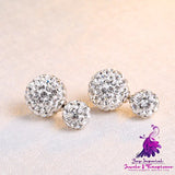 Double-sided Austrian Rhinestone Earrings