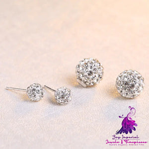 Double-sided Austrian Rhinestone Earrings