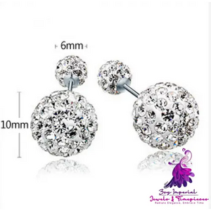 Double-sided Austrian Rhinestone Earrings