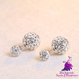 Double-sided Austrian Rhinestone Earrings