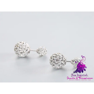 Double-sided Austrian Rhinestone Earrings