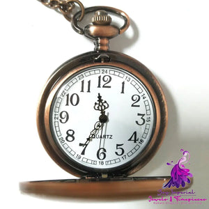 Retro Double-Sided Pocket Watch