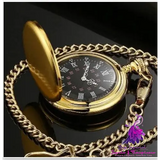 Retro Double-Sided Pocket Watch