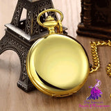 Retro Double-Sided Pocket Watch