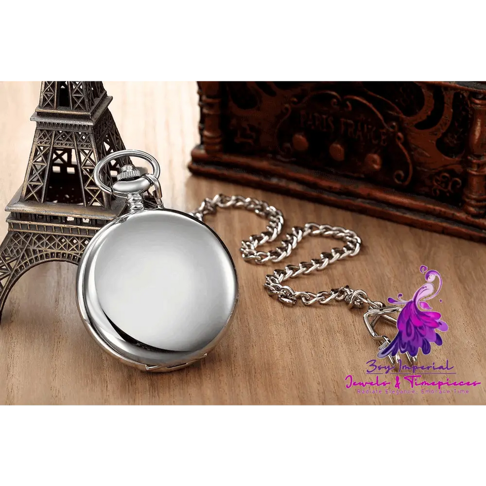 Retro Double-Sided Pocket Watch