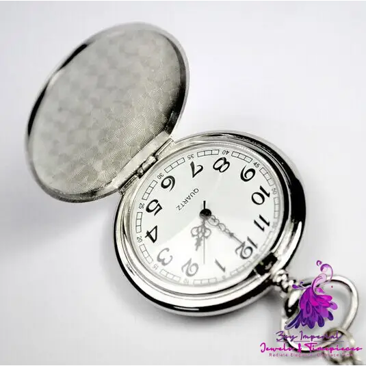 Retro Double-Sided Pocket Watch