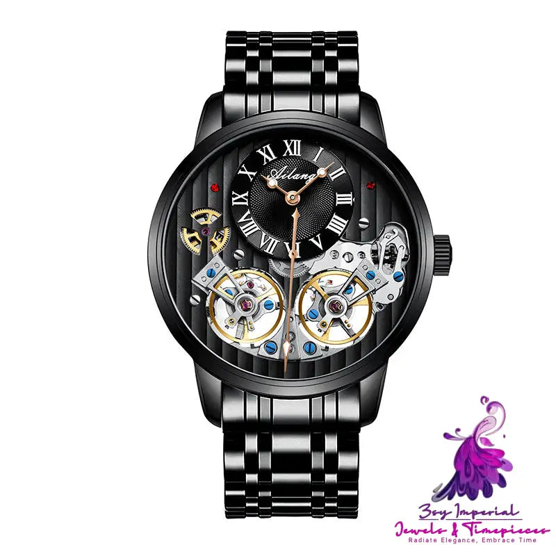 Double Tourbillon Automatic Mechanical Watch