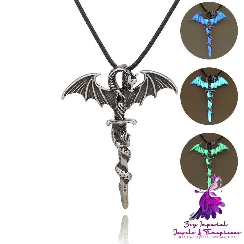 Halloween multicolored glow-in-the-dark Dragon hip-hop