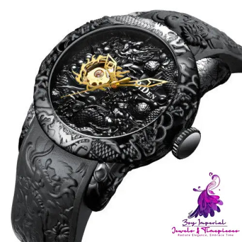 Dragon Pattern Mechanical Watch