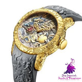 Dragon Pattern Mechanical Watch