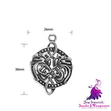 Double Headed Divine Dragon Pendant