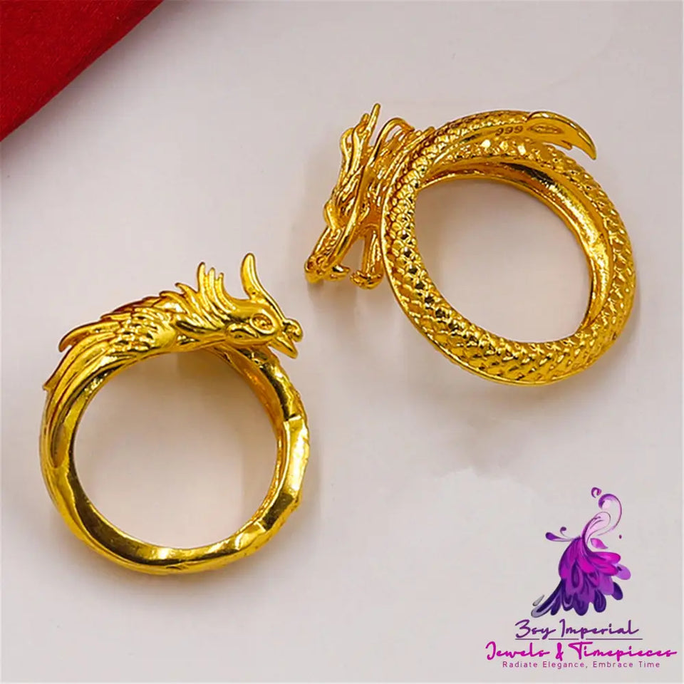 Dragon and Phoenix Ring