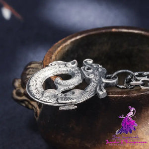 Vintage Silver Dragon Pendant