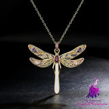 Large Size Dragonfly Necklace