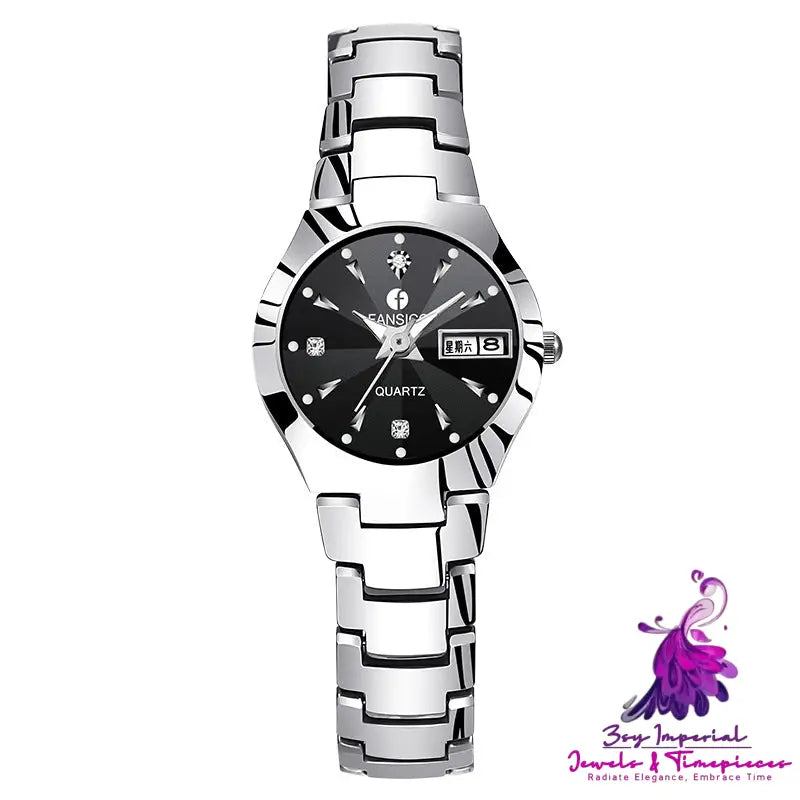 Tungsten Dual Calendar Men’s Watch