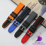 Dual Color Sweat Resistant Sports Watch Strap