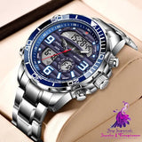 Dual Display Multifunctional Waterproof Men’s Watch