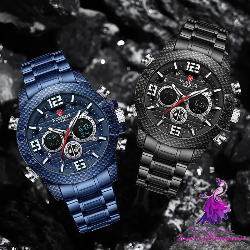 Dual Display Multifunctional Watch